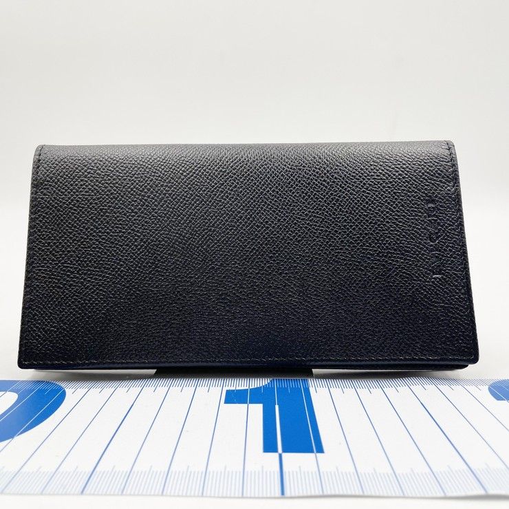 Bvlgari Wallet Black Leather Bifold