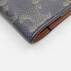 Celine Passport Case Triomphe Black Tan Canvas X