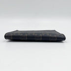Celine Passport Case Triomphe Black Tan Canvas X