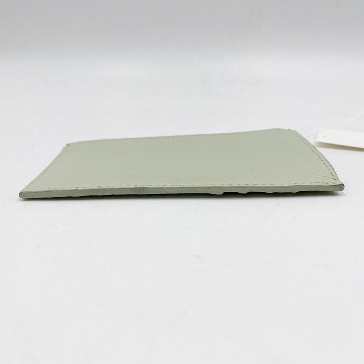 Celine Card Coin Case Fragment Pastel Green Leather Gold