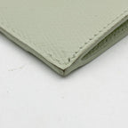 Celine Card Coin Case Fragment Pastel Green Leather Gold