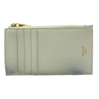 Celine Card Coin Case Fragment Pastel Green Leather Gold