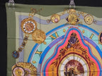 Hermes Scarf Carre 90 Parmi les Fleurs Je Compte les Heures Time Among Flowers