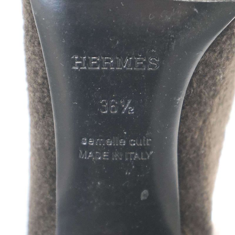 Hermes Voltige Boots Short Brown 36.5