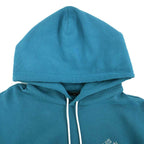Louis Vuitton Signature Embroidered Pullover Hoodie Blue Sweater