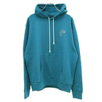 Louis Vuitton Signature Embroidered Pullover Hoodie Blue Sweater