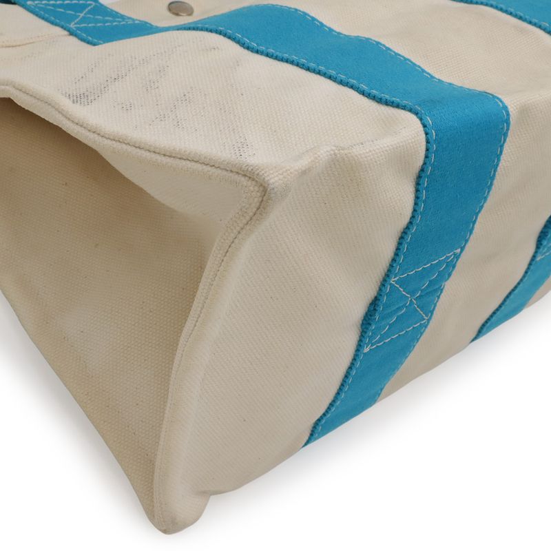 Hermes Bora PM Borato PM Tote Canvas Natural Ivory Natural Blue