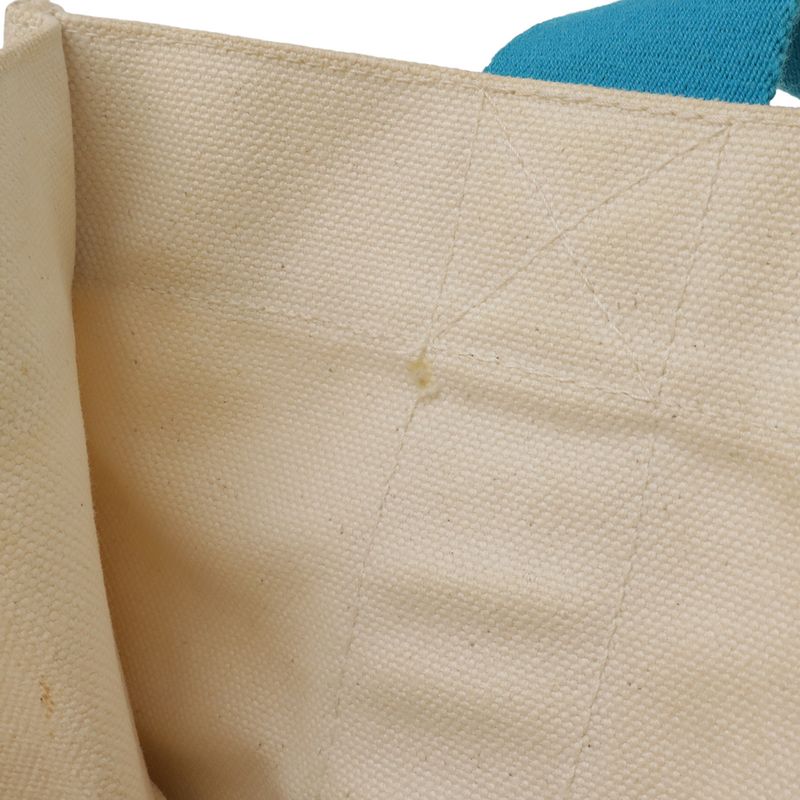 Hermes Bora PM Borato PM Tote Canvas Natural Ivory Natural Blue