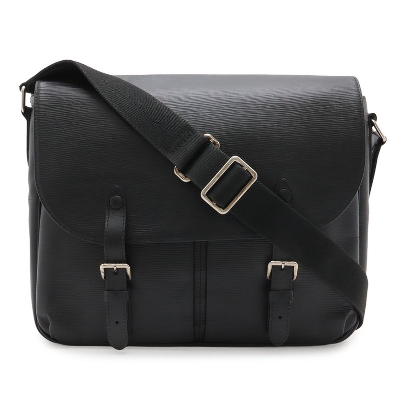 Louis Vuitton Epi Christopher Shoulder Bag Leather Noir Black -]