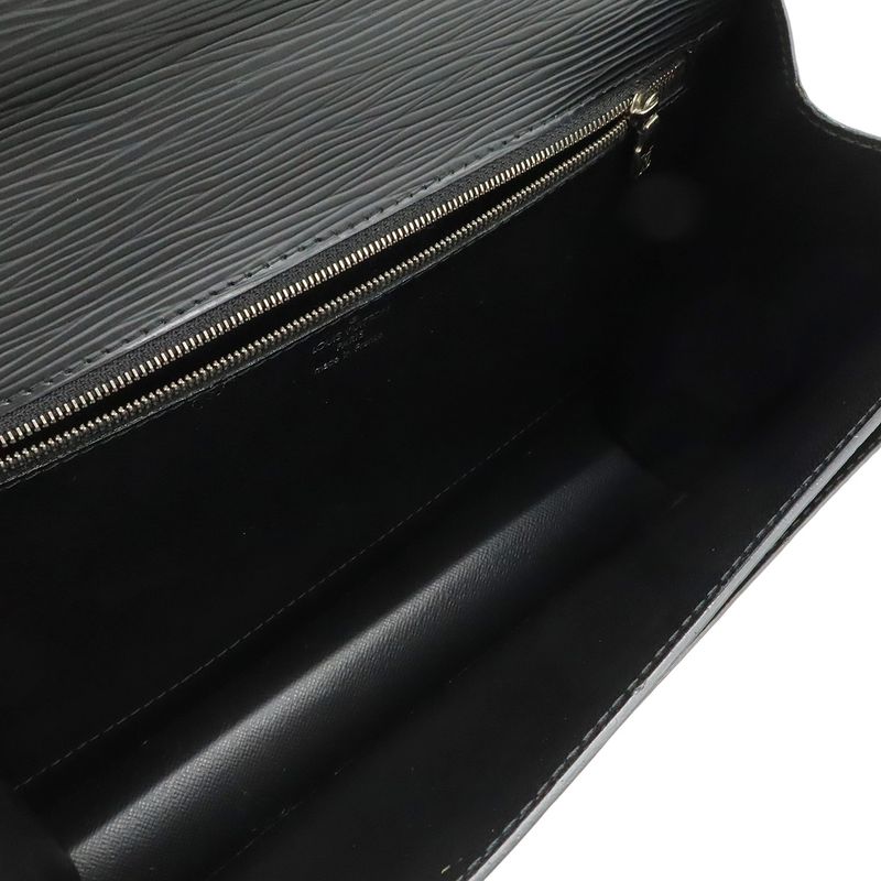 Louis Vuitton Epi Monceau Second 2-Way Shoulder Bag Noir Black