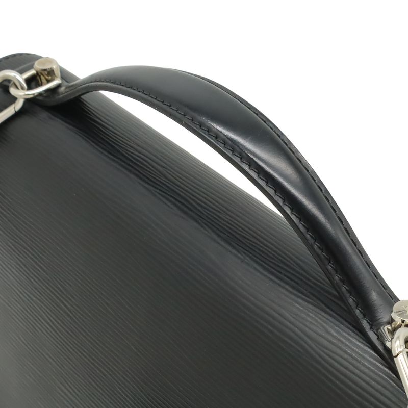 Louis Vuitton Epi Monceau Second 2-Way Shoulder Bag Noir Black