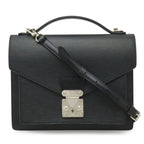 Louis Vuitton Epi Monceau Second 2-Way Shoulder Bag Noir Black