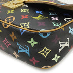 Louis Vuitton Monogram Multicolor Sologne Shoulder Bag Pochette Noir Black