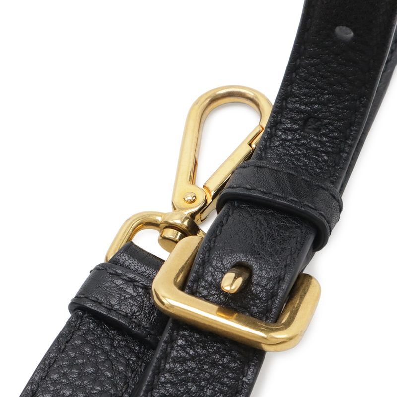 Prada Vitello Phenix Tote 2-Way Shoulder Bag Crossbody Leather Nero