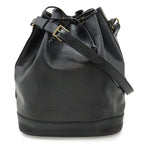 Louis Vuitton Epi Noe Shoulder Bag Semi Drawstring Noir Black