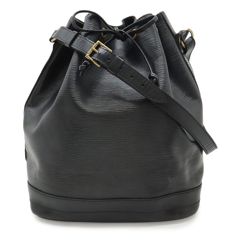 Louis Vuitton Epi Noe Shoulder Bag Semi Drawstring Noir Black