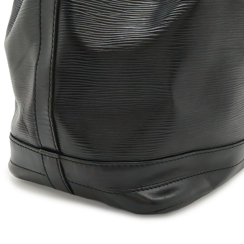 Louis Vuitton Epi Noe Shoulder Bag Semi Drawstring Noir Black