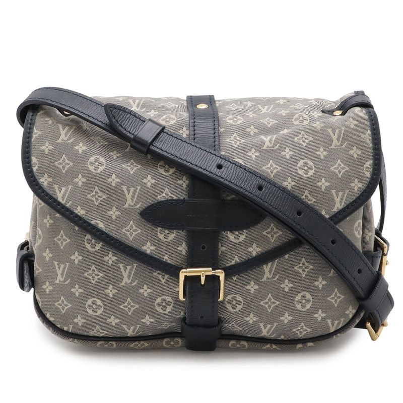 Louis Vuitton Monogram Idylle Saumur PM Shoulder Bag Crossbody Canvas Leather Uncle