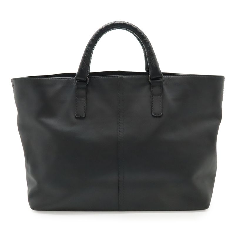 Bottega Veneta Intrecciato Tote Business Leather Black