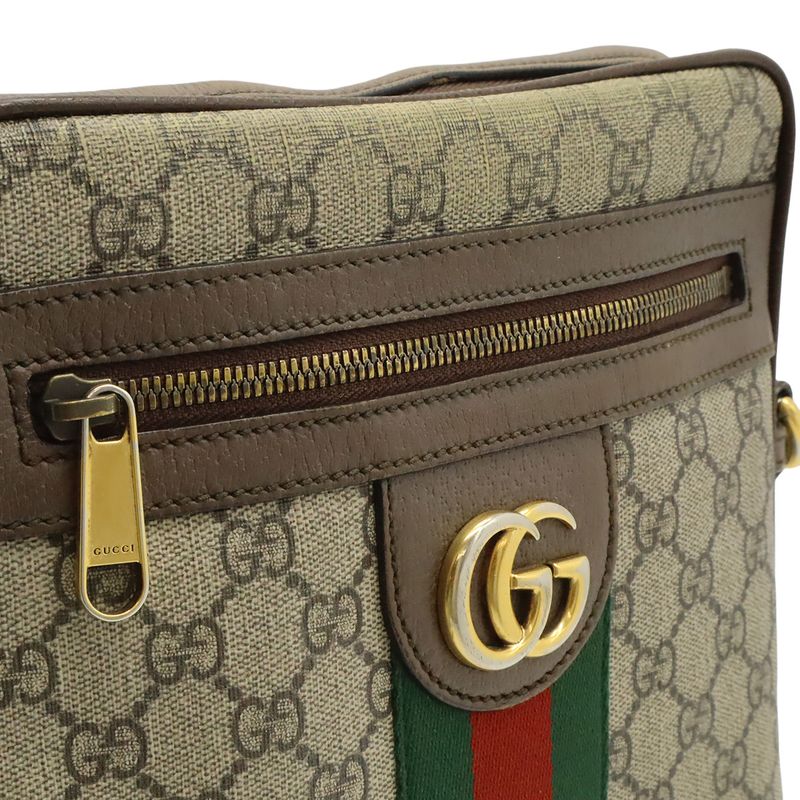 Gucci Ophidia Small Messenger Bag GG Supreme Sherry