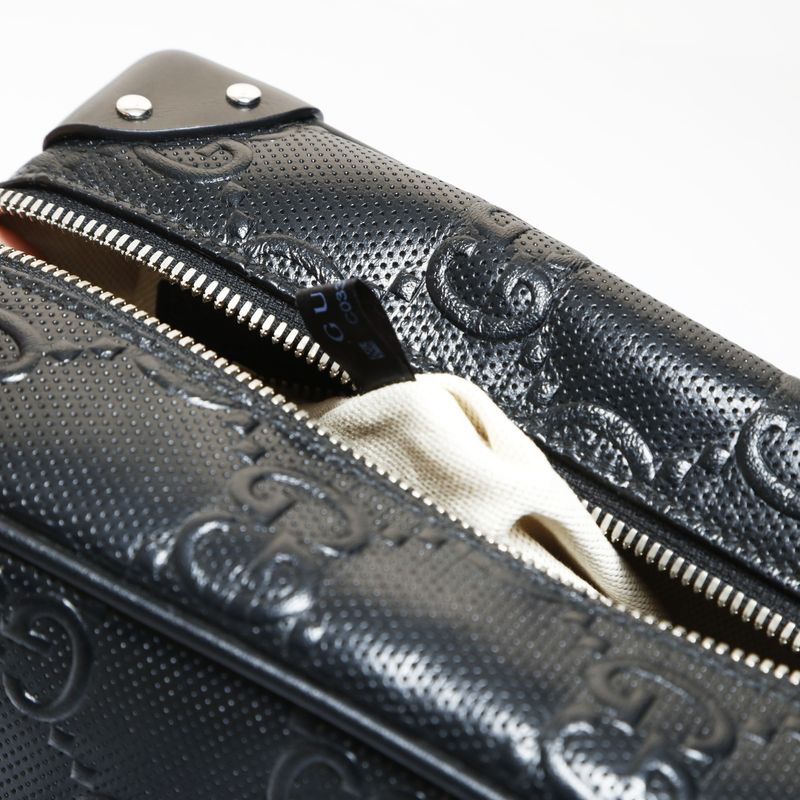 Gucci Shoulder Bag GG Embossed Trunk