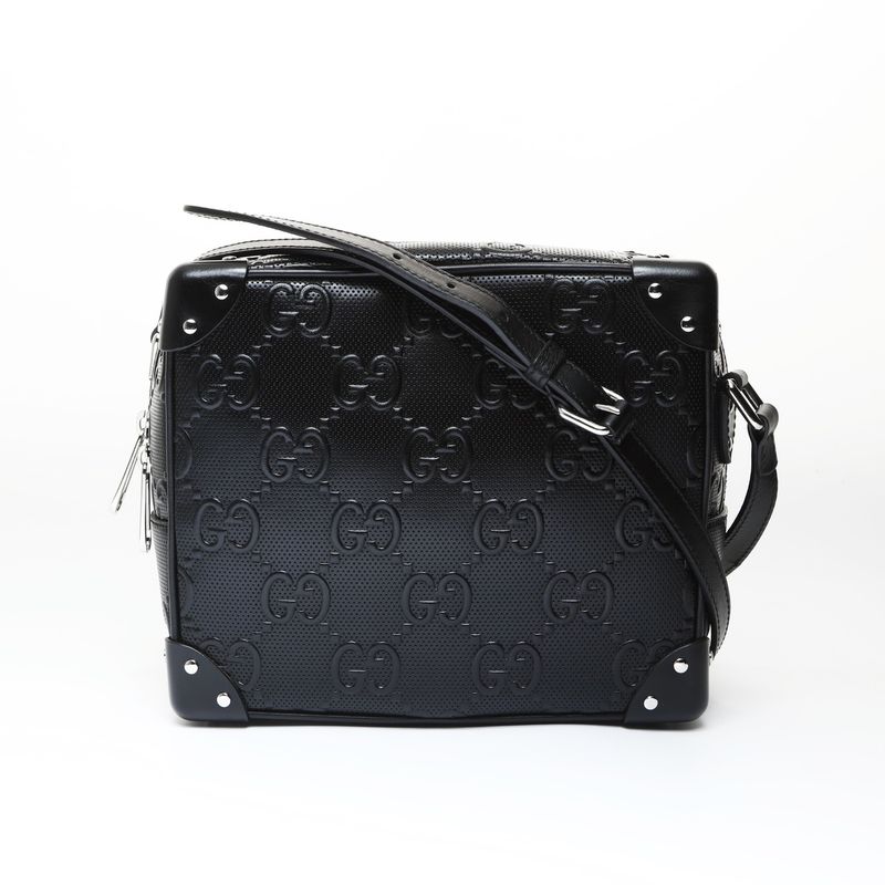 Gucci Shoulder Bag GG Embossed Trunk