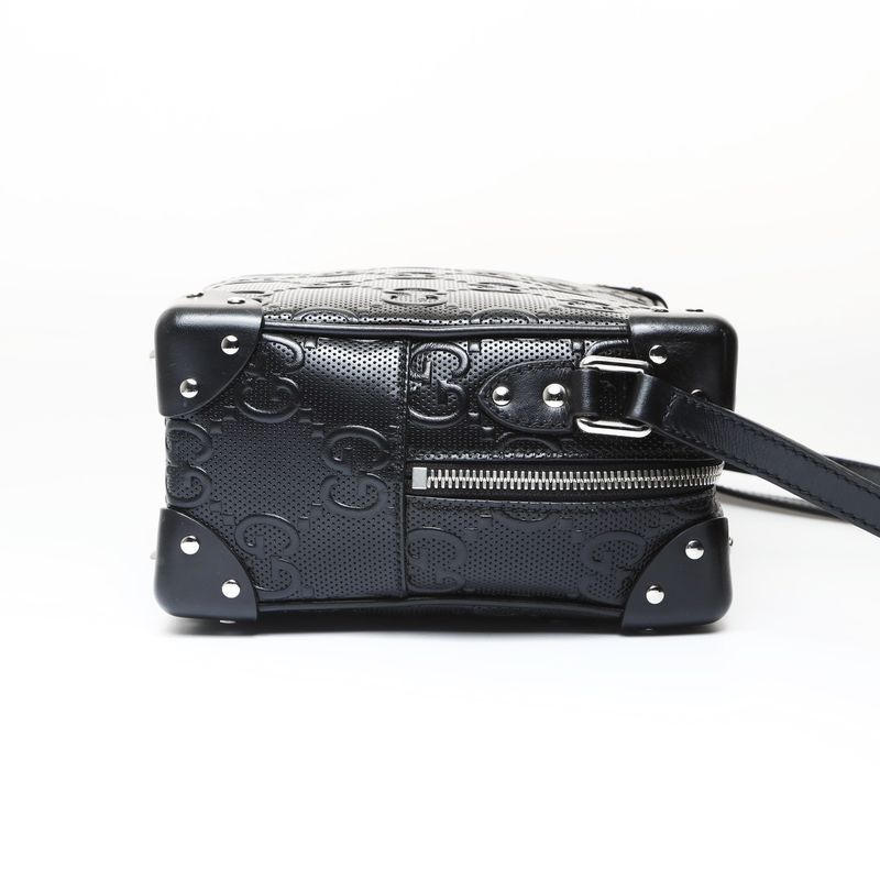 Gucci Shoulder Bag GG Embossed Trunk