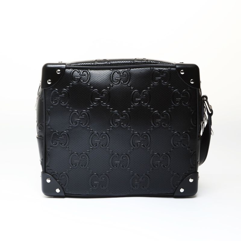 Gucci Shoulder Bag GG Embossed Trunk