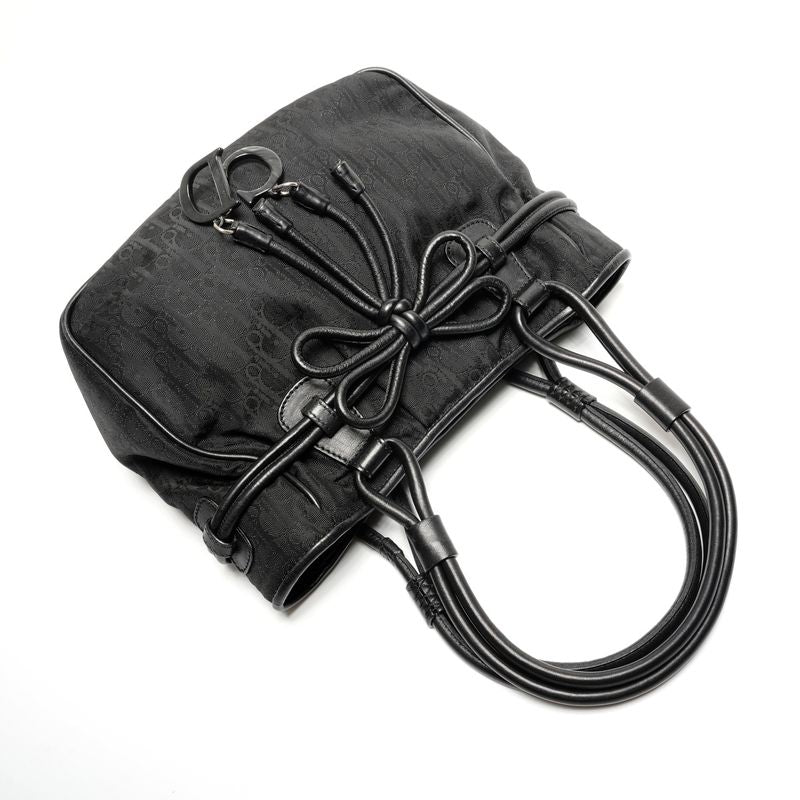 Dior Handbag Canvas Trotter Ribbon