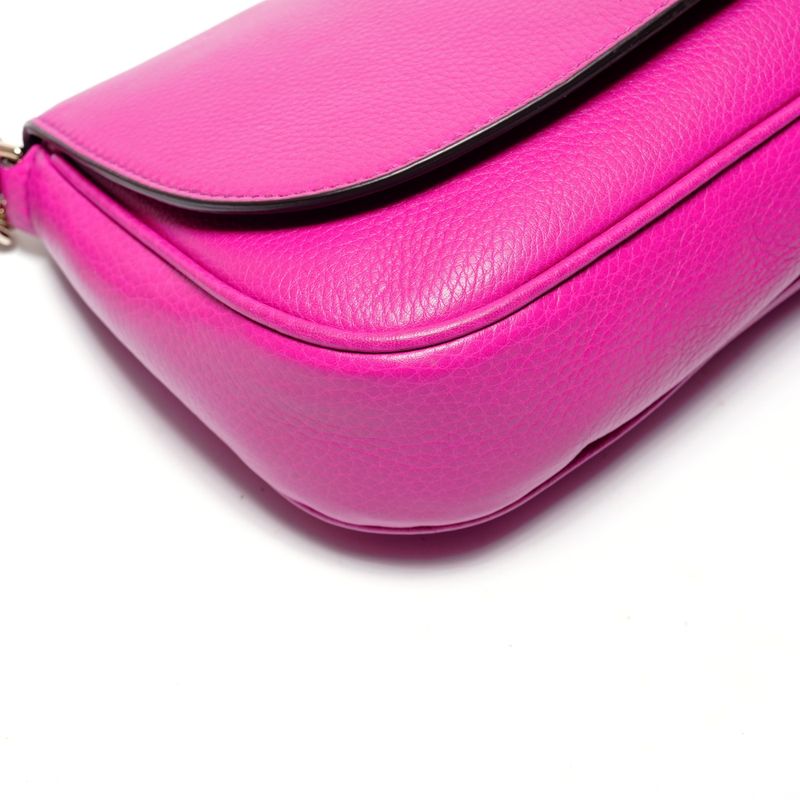 Gucci Shoulder Bag Soho Stitch Fringe