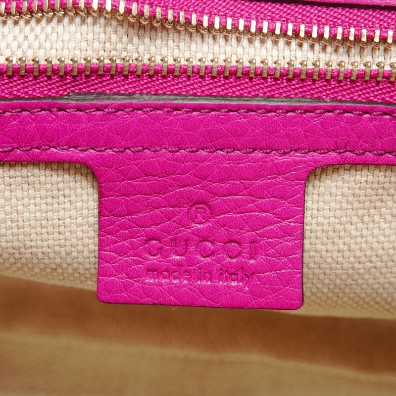 Gucci Shoulder Bag Soho Stitch Fringe