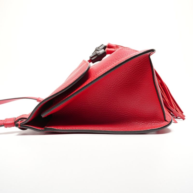 Gucci Shoulder Bag Bamboo Daily Fringe