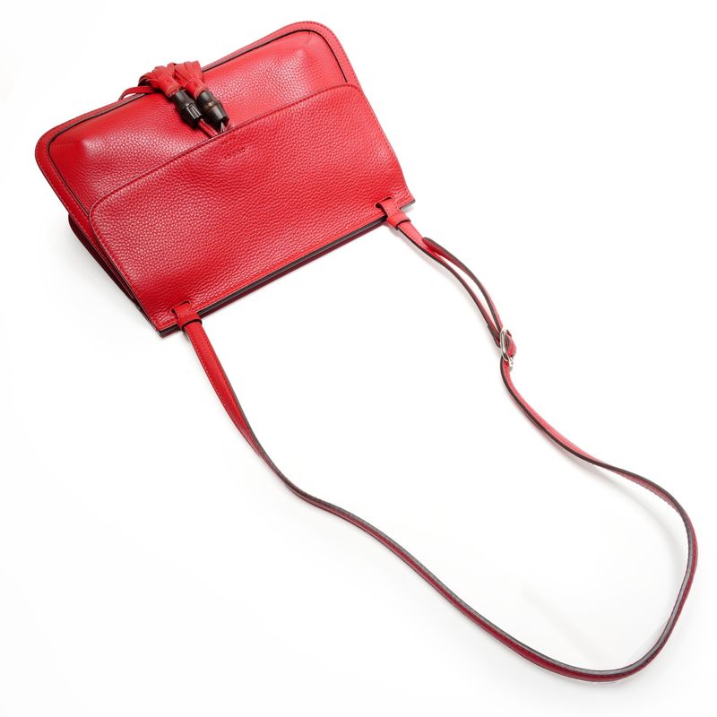 Gucci Shoulder Bag Bamboo Daily Fringe