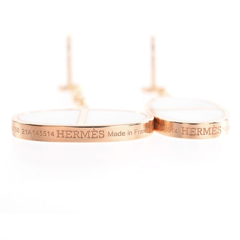 Hermes Earrings Chaine D'ancre Verso