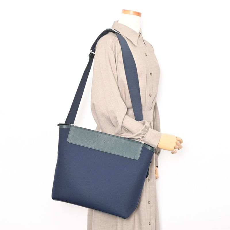Hermes Shoulder Bag Blue Marine Veil