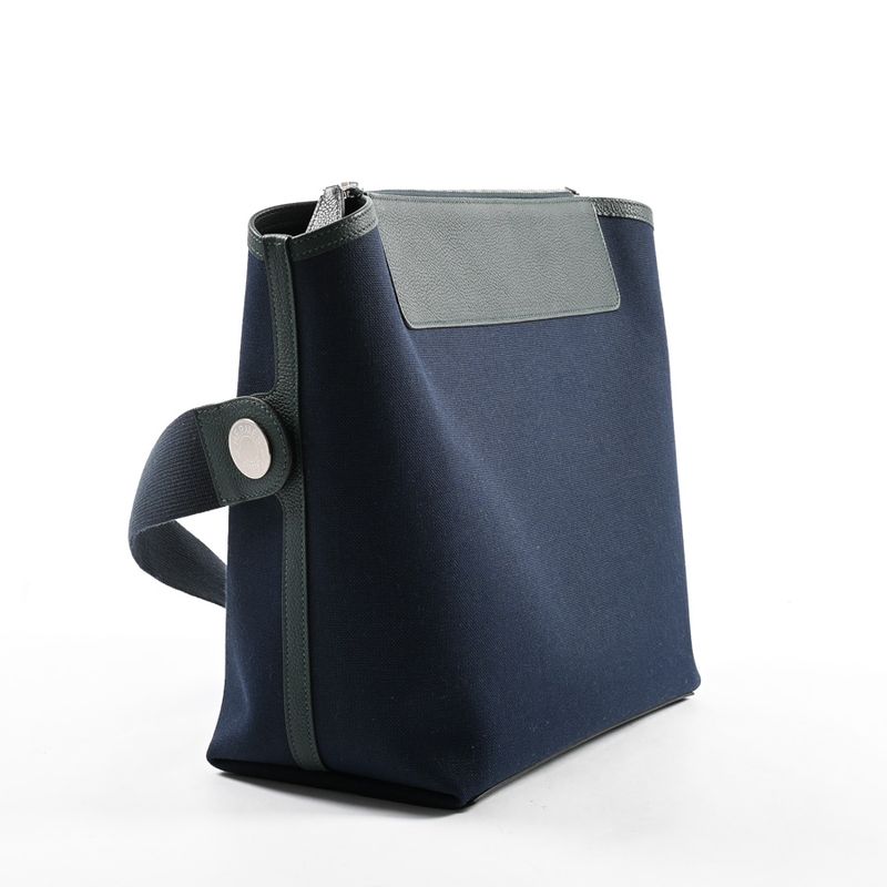 Hermes Shoulder Bag Blue Marine Veil