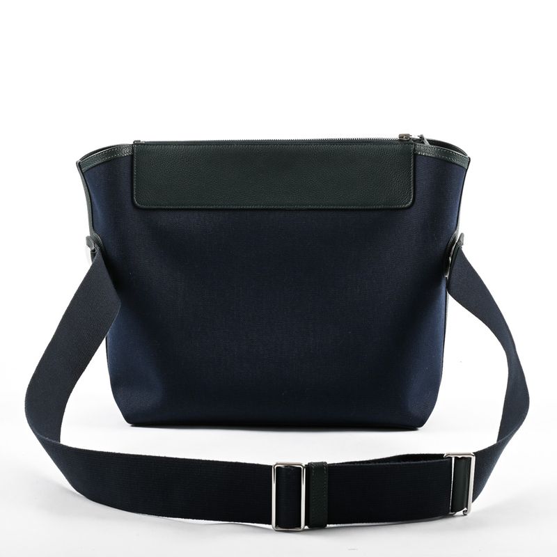 Hermes Shoulder Bag Blue Marine Veil