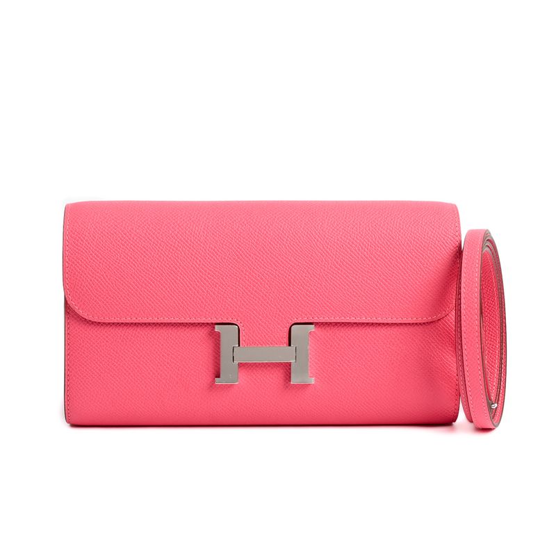Hermes Shoulder Bag Constance to Go Rose Azale