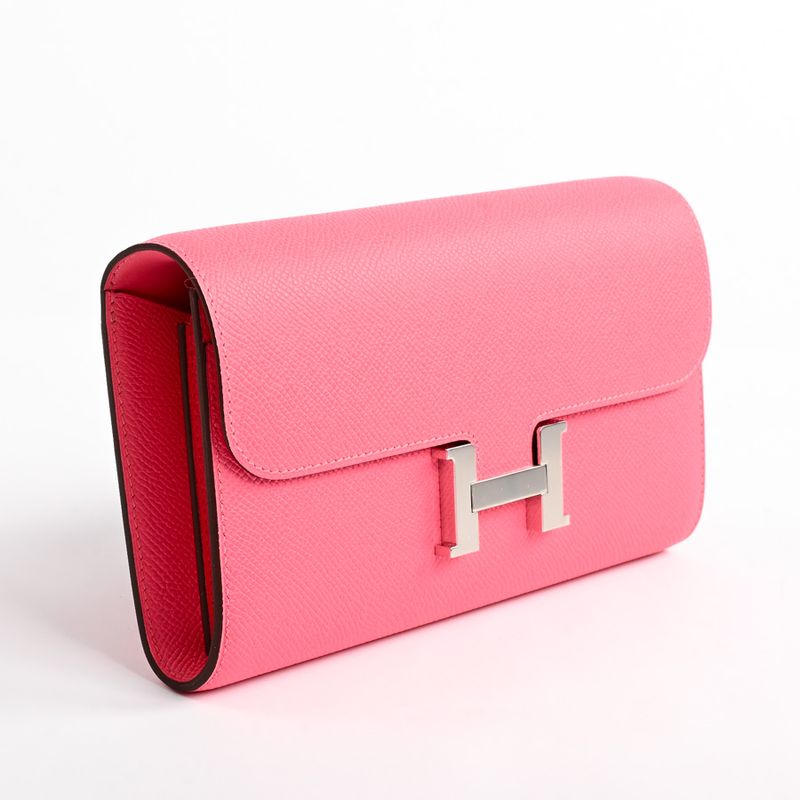Hermes Shoulder Bag Constance to Go Rose Azale