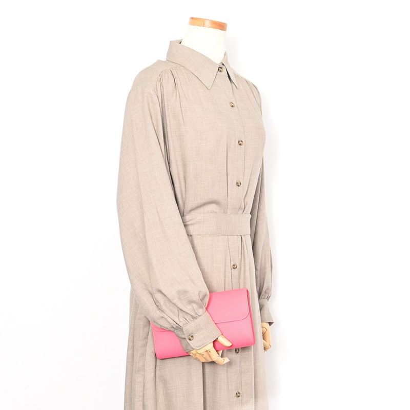 Hermes Shoulder Bag Constance to Go Rose Azale