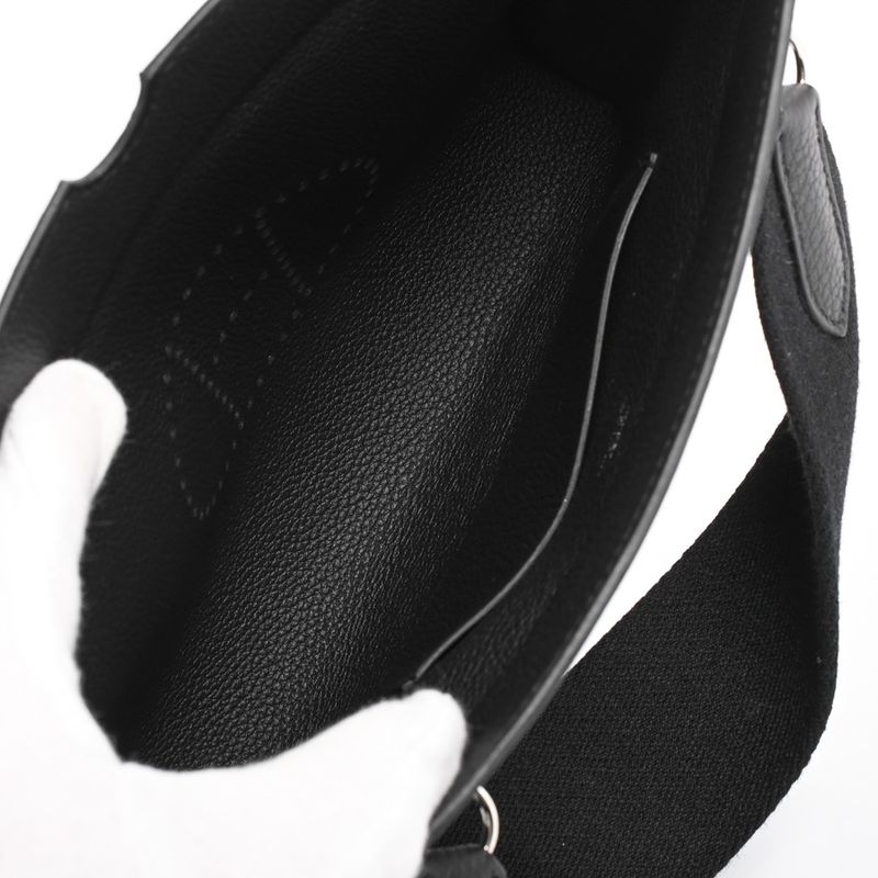 Hermes Shoulder Bag Vidposh Black