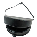 Loewe Anagram Heel Pouch Black Leather Shoulder Bag