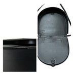 Loewe Anagram Heel Pouch Black Leather Shoulder Bag