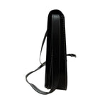 Loewe Anagram Heel Pouch Black Leather Shoulder Bag