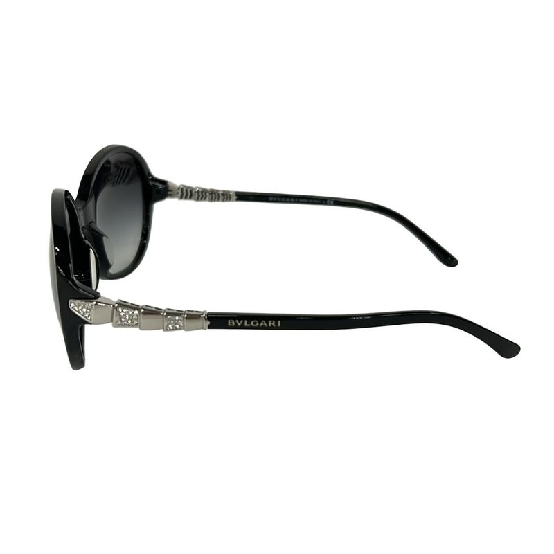 Bvlgari Sunglasses Serpenti Black Silver