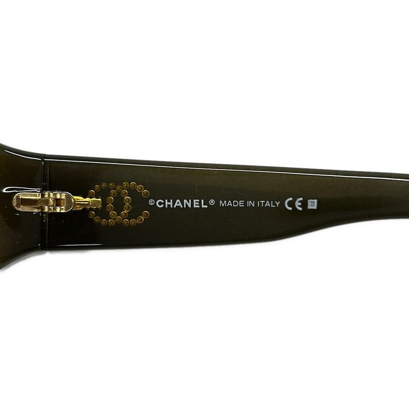Chanel Sunglasses Brown Dark CC Logo X Dark
