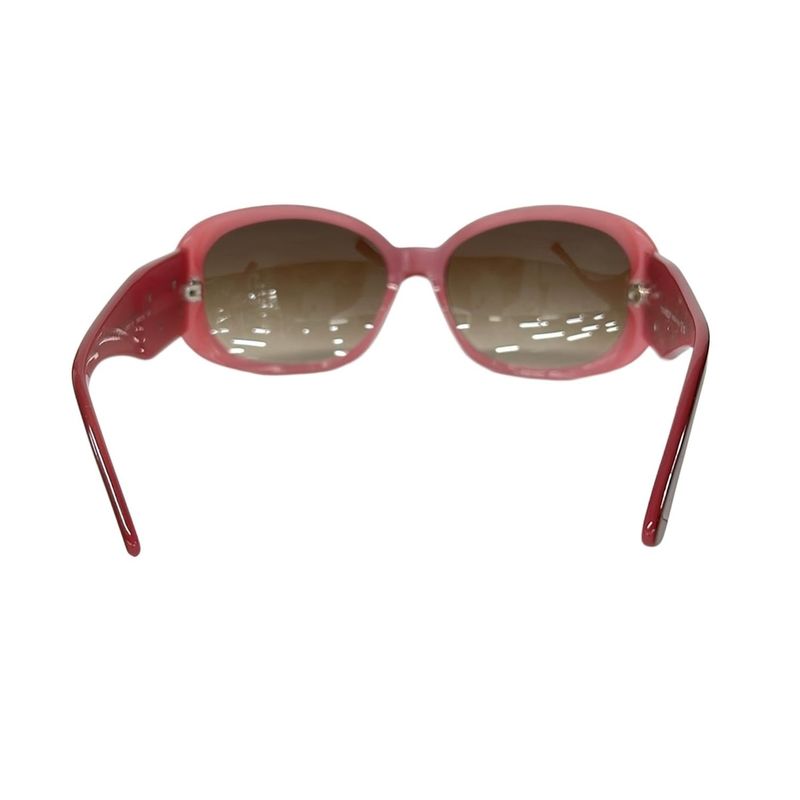 Chanel Sunglasses Dark Brown Gold Pink Camellia Dark X Bold X