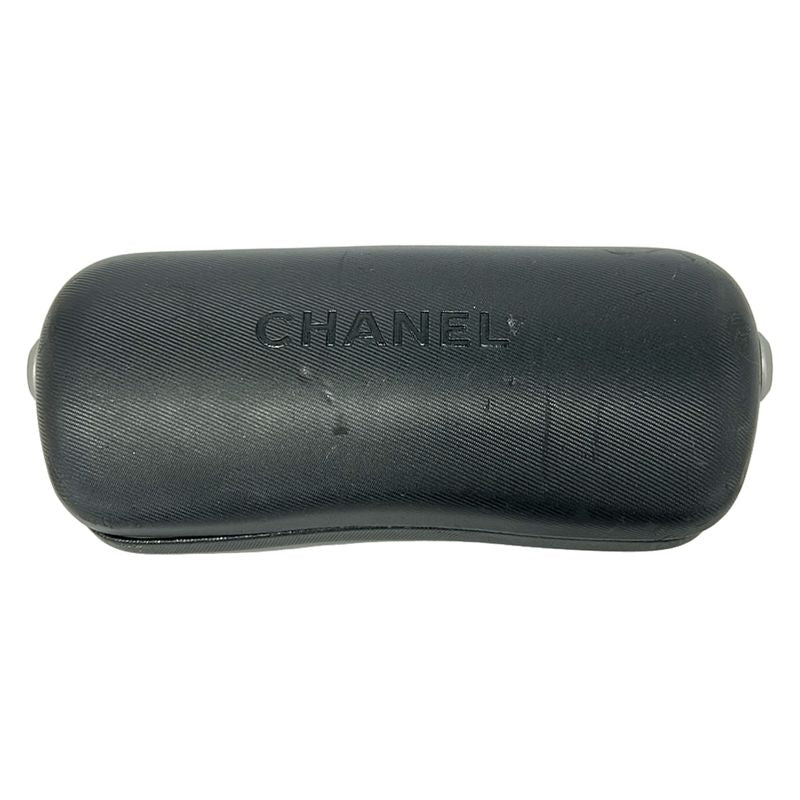 Chanel Sunglasses Dark Gray Pink Beige CC Logo Dark X