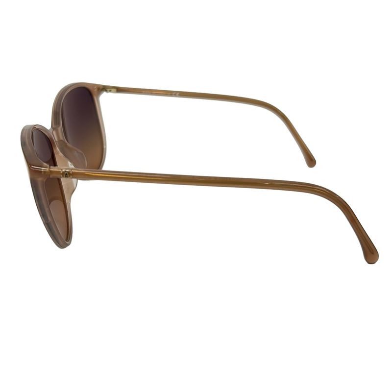 Chanel Sunglasses Dark Gray Pink Beige CC Logo Dark X