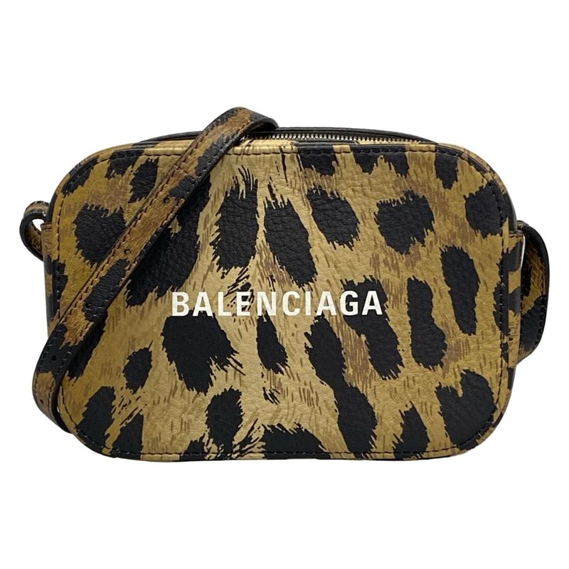 Balenciaga Shoulder Bag Everyday XS Black Beige Brown